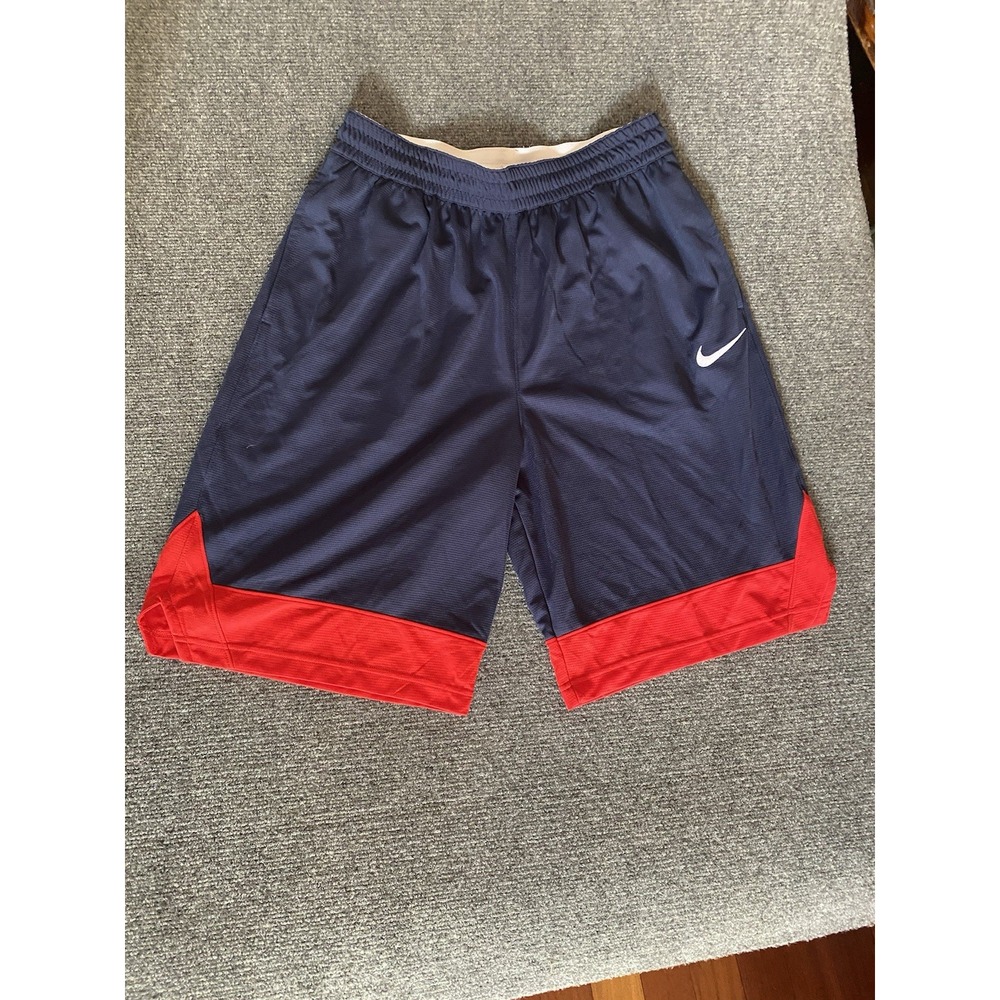 Nike Dri-FIT Athletic Shorts Basketball Training Blue Mens Size Large